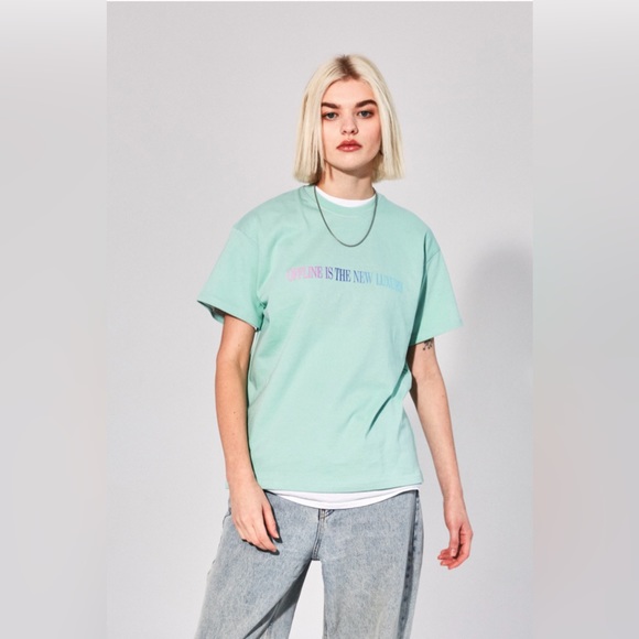 Local Heroes Offline Mint Green Tee - Picture 1 of 7